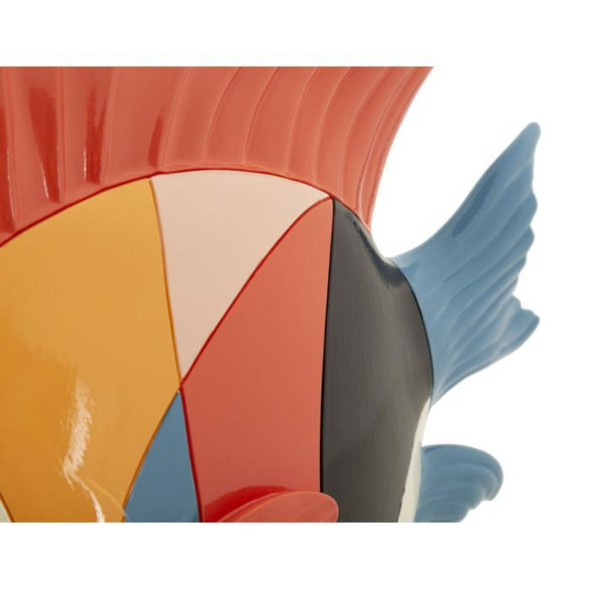 Paris Prix Statuette Déco Poisson  Rubic  28cm Multicolore