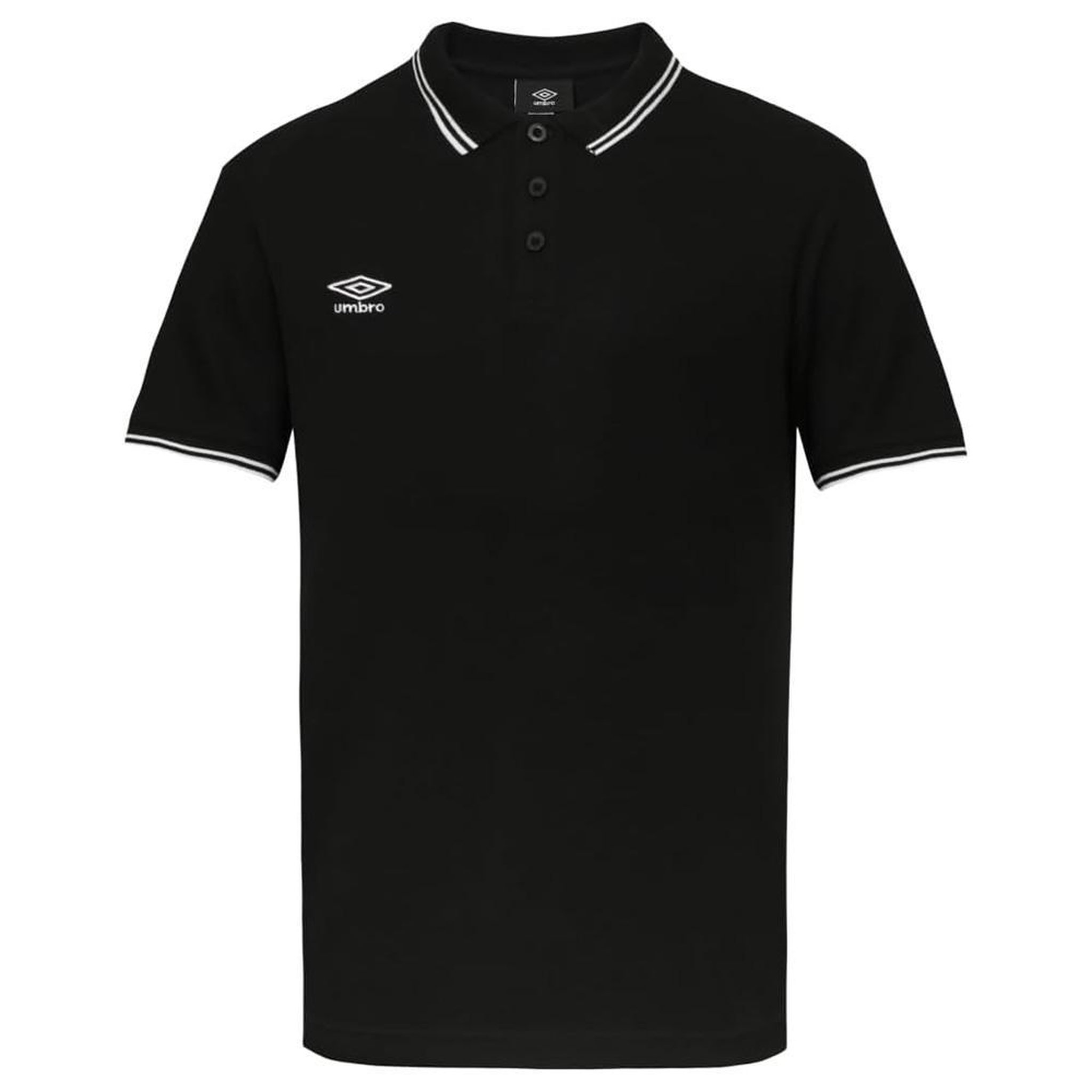 UMBRO Polo Noir Homme Umbro 802210. Coloris disponibles : Noir