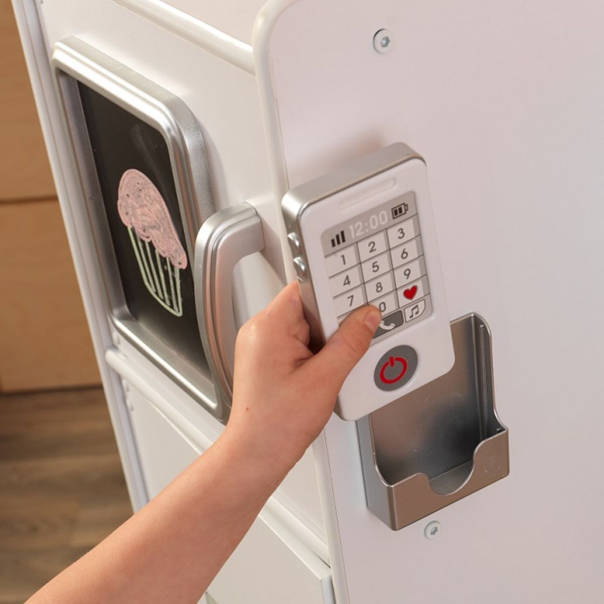 Kidkraft Cuisine enfant Uptown blanche en bois - Jouet d'imitation