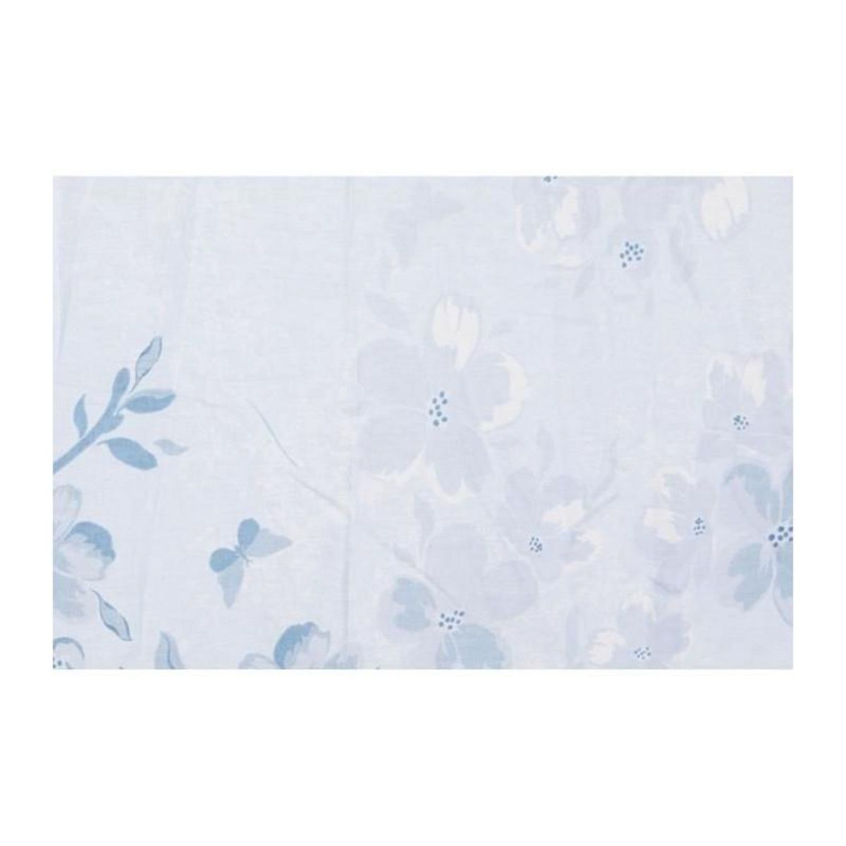 GENERIQUE Parure de lit - 1 housse de couette 220 x 240 cm + 2 taies d'oreiller 60 x 60 cm - 100% coton renforcé - Bleu