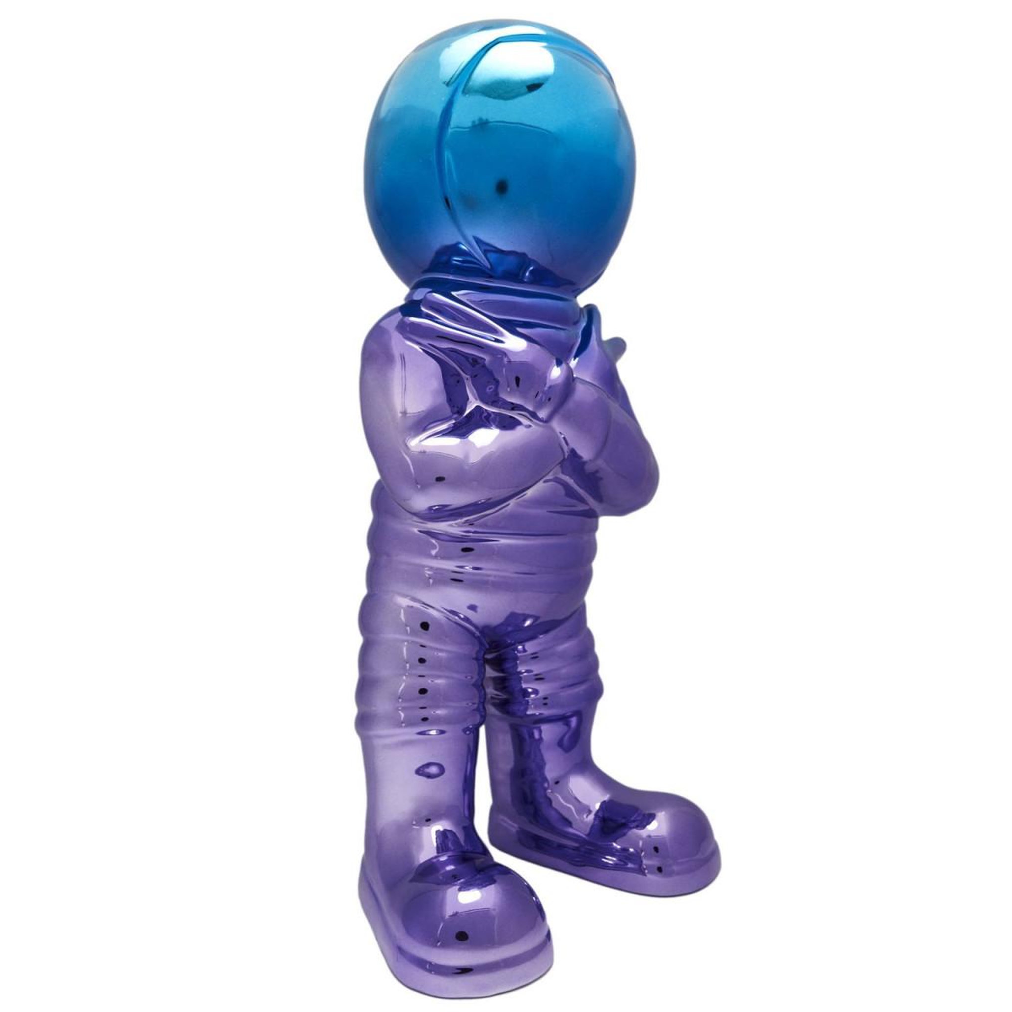 Voir la diapositive 3 : The Home Deco Factory Statuette astronaute  electroplate  33cm multicolore
