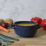 Voir la diapositive 4 : Paris Prix Lot de 6 Bols à Soupe  Au Grès du Temps  14cm Bleu