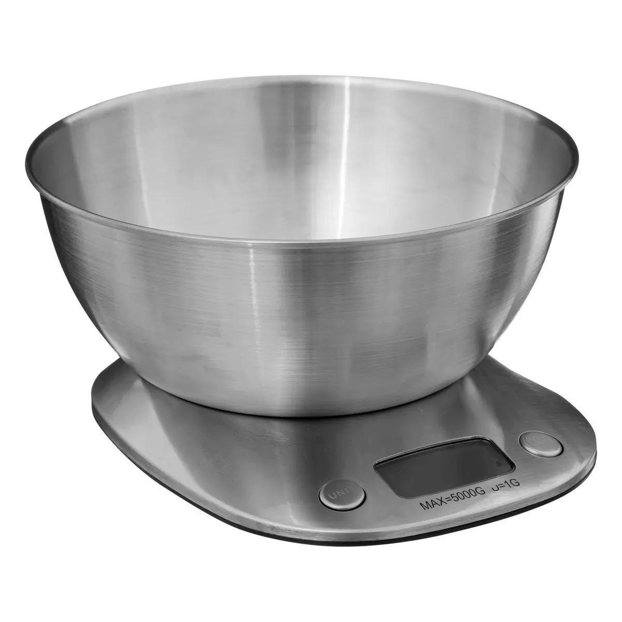 FIVE Balance de cuisine digitale  bol inox  21cm argent