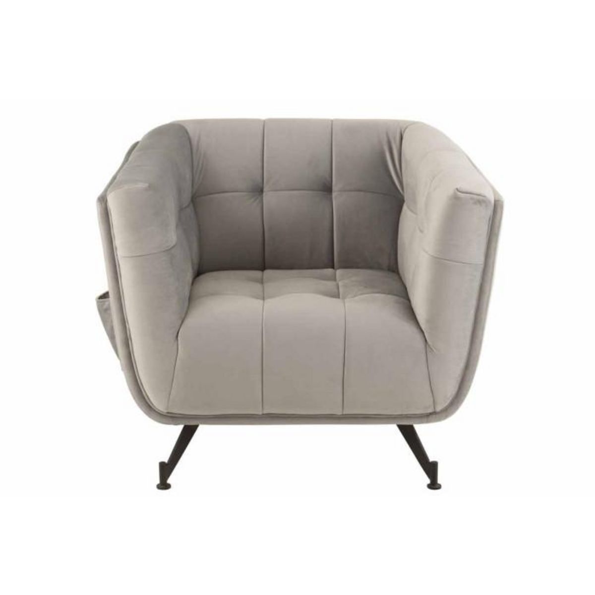 Paris Prix Fauteuil Lounge Design  Conforad  95cm Gris Clair