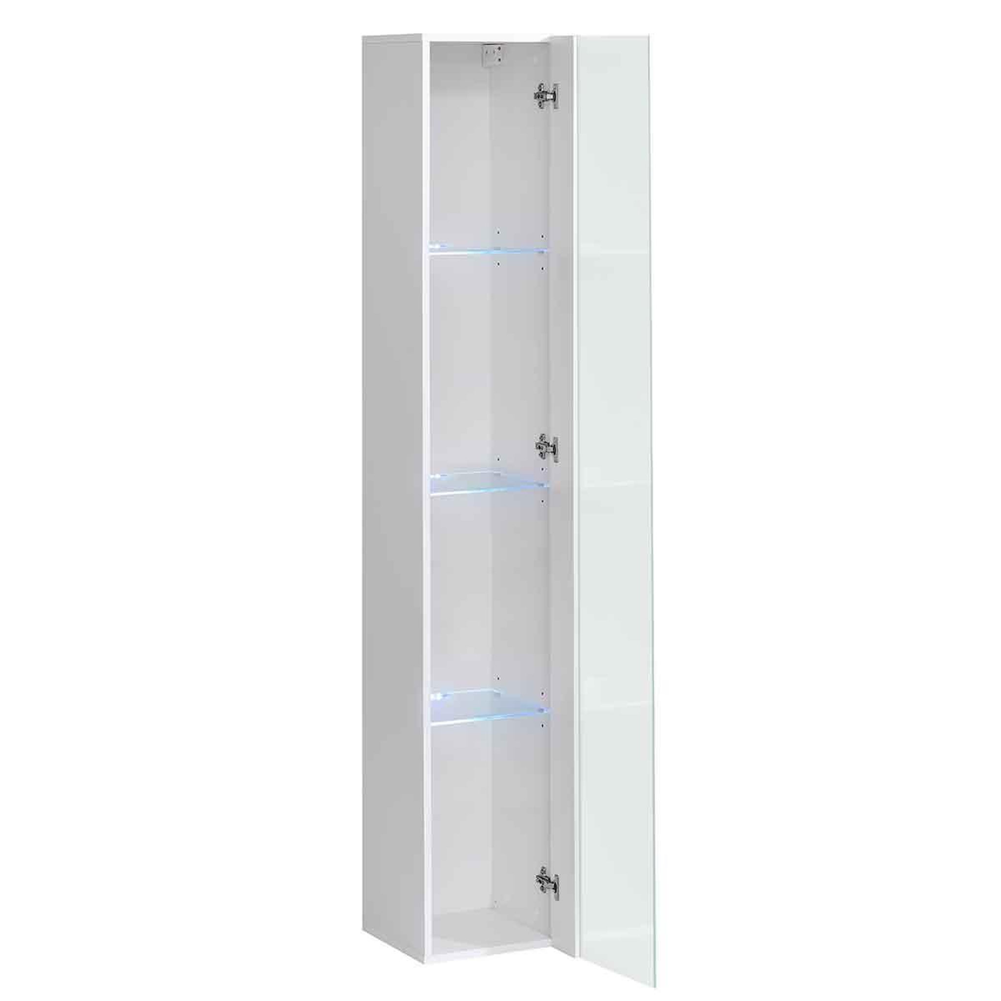 Voir la diapositive 2 : Paris Prix Vitrine murale led  switch  180cm blanc