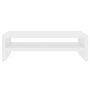 Voir la diapositive 4 : VIDAXL Support de moniteur Blanc 42 x 24 x 13 cm Bois d'ingenierie
