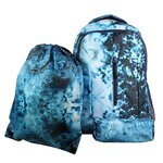 Bagtrotter BAGTROTTER Set de sac à dos, sac gym et trousse Bagtrotter Bleu