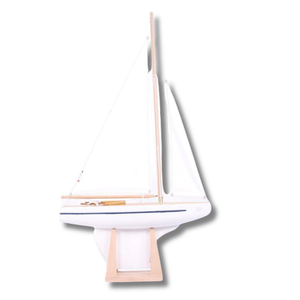 TIROT Le Beajour Blanc- Le voilier en bois 30cm