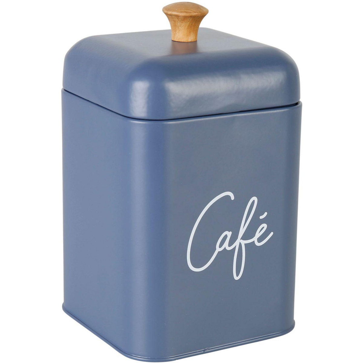 Boite en métal de rangement café