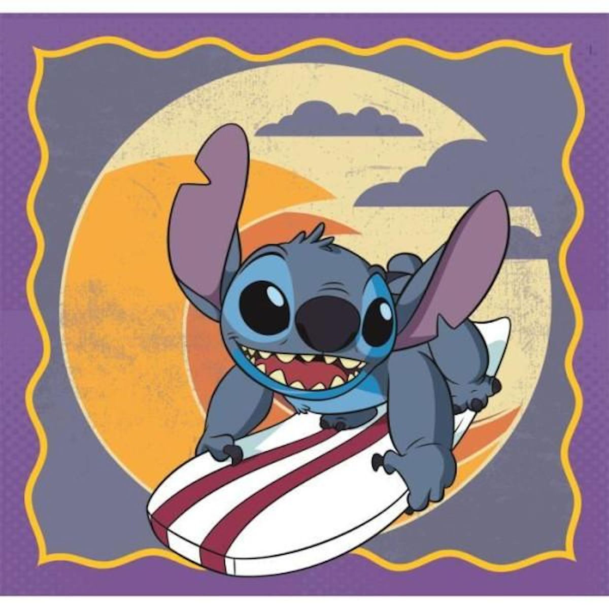 CLEMENTONI Puzzle 3 x 48 pièces Stitch – Clementoni