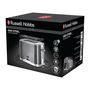 Voir la diapositive 4 : Russell Hobbs Russell Hobbs 25250-56 Toaster Grille-Pain Geo Steel, 4 Fonctions, Temperature Ajustable, Rechauffe Viennoiseries, Pince