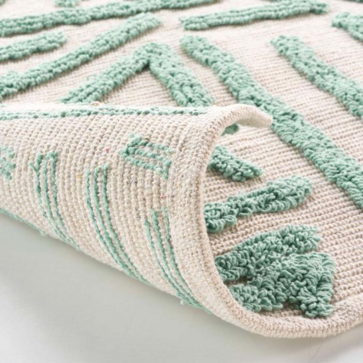 Paris Prix Tapis Déco Tufté  Athena  60x90cm Sauge