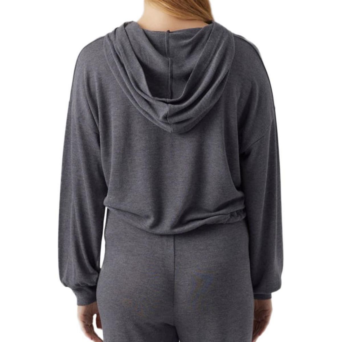 MAMALICIOUS Sweat à Capuche Gris Femme Mamalicious Cassie