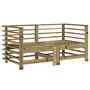 Voir la diapositive 3 : VIDAXL Salon de jardin 6 pcs bois de pin impregne