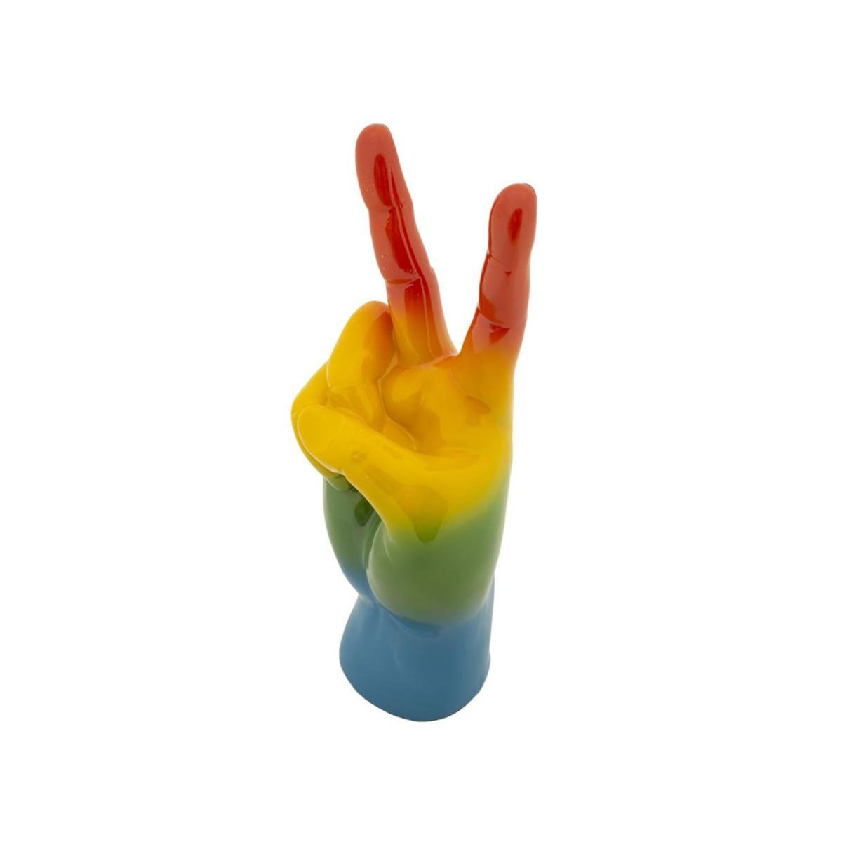 Paris Prix Déco Main Victoire  Rainbow  36cm Multicolore