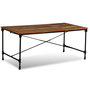 Voir la diapositive 2 : VIDAXL Table a manger Bois de recuperation massif 180 cm