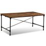 Voir la diapositive 2 : VIDAXL Table a manger Bois de recuperation massif 180 cm