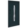 Voir la diapositive 2 : VIDAXL Porte d'entree anthracite 108x200 cm PVC