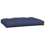 Voir la diapositive 5 : VIDAXL Coussins de palette lot de 2 bleu marine tissu