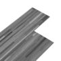Voir la diapositive 2 : VIDAXL Dalles de plancher PVC 4,46 m^2 3 mm autoadhesif gris raye