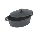Crealys Cocotte Crealys Gourmet 9 litres noire ovale