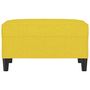 Voir la diapositive 3 : VIDAXL Repose-pied Jaune clair 70x55x41 cm Tissu