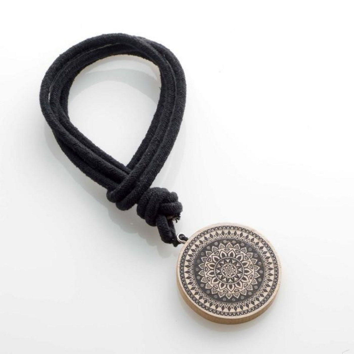 Paris Prix Embrasse de Rideau en Bois  Hypnotica  41cm Noir