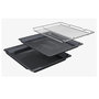 Voir la diapositive 5 : BOSCH Four intégrable combi vapeur 71l 60cm a+ pyrolyse noir - HRG7764B1