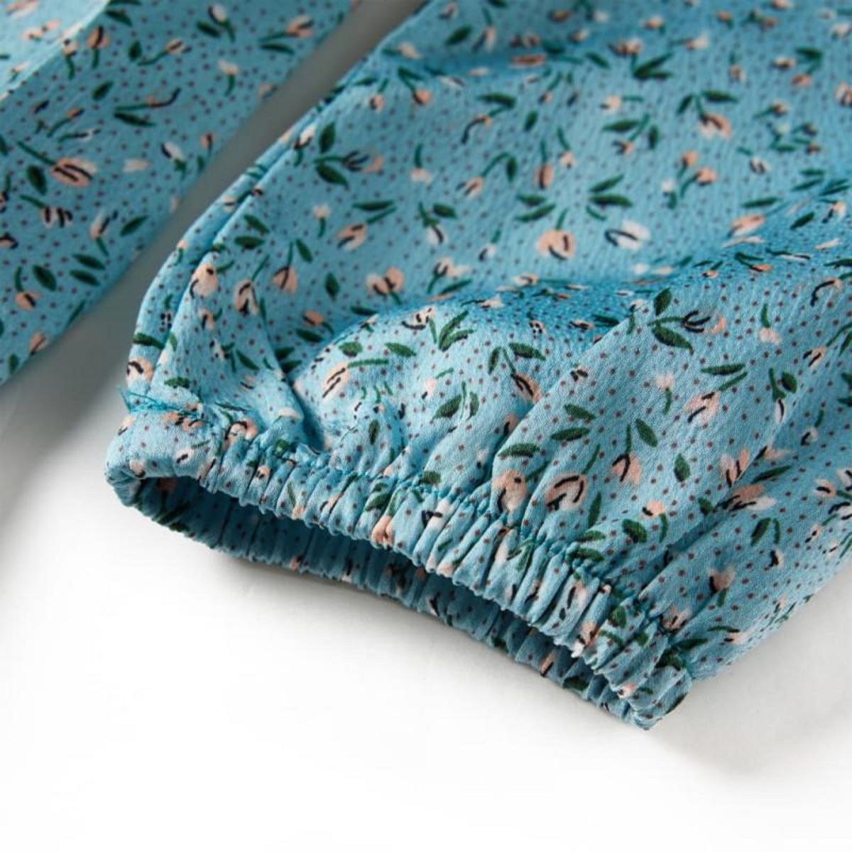 VIDAXL Robe enfants à manches longues bleu 128