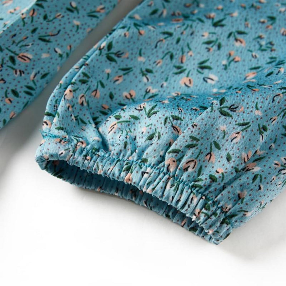 VIDAXL Robe enfants à manches longues bleu 128