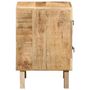 Voir la diapositive 3 : VIDAXL Table de chevet 2 pcs 40x32x46 cm bois massif de manguier brut