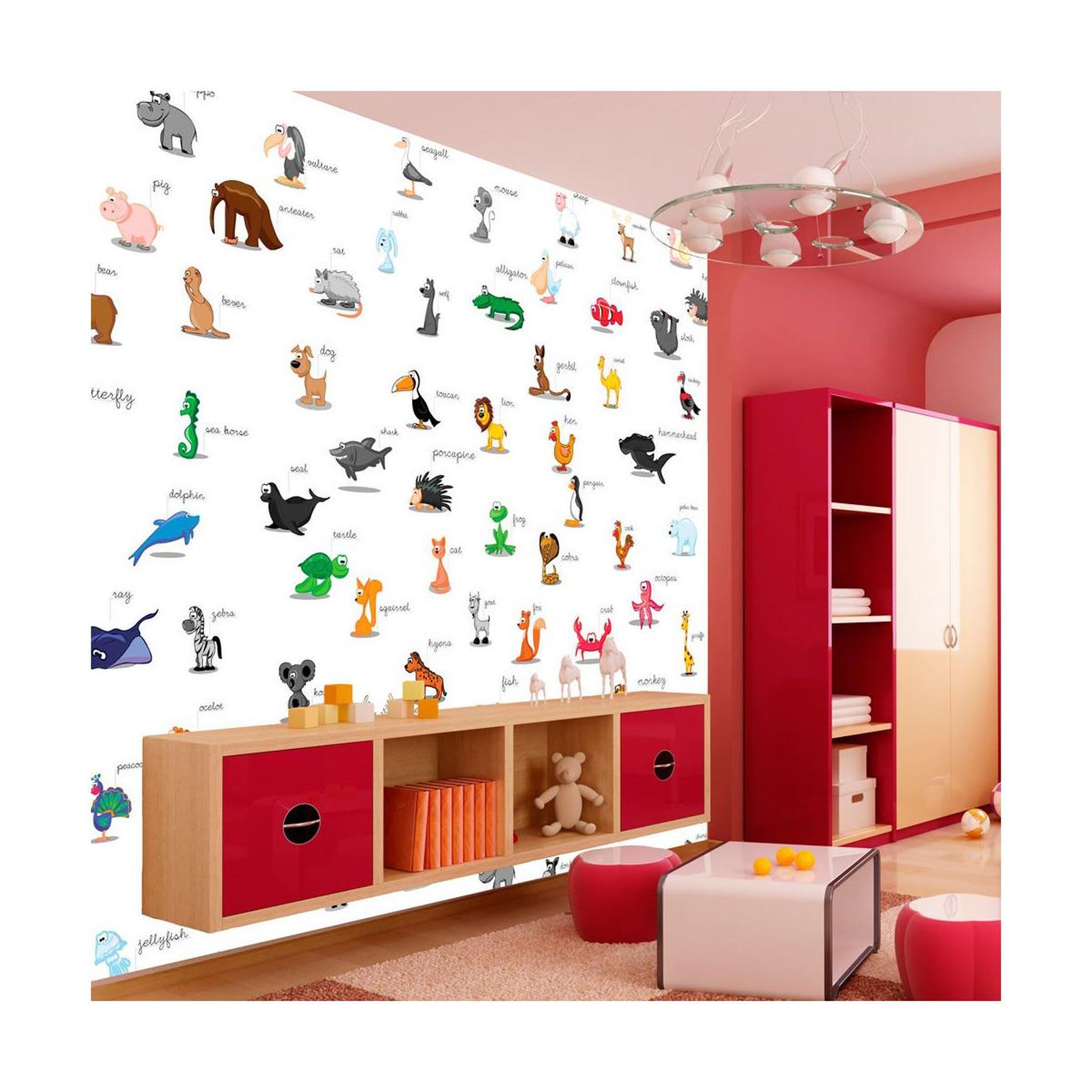 Voir la diapositive 1 : Paris Prix Papier peint  animaux pour enfants