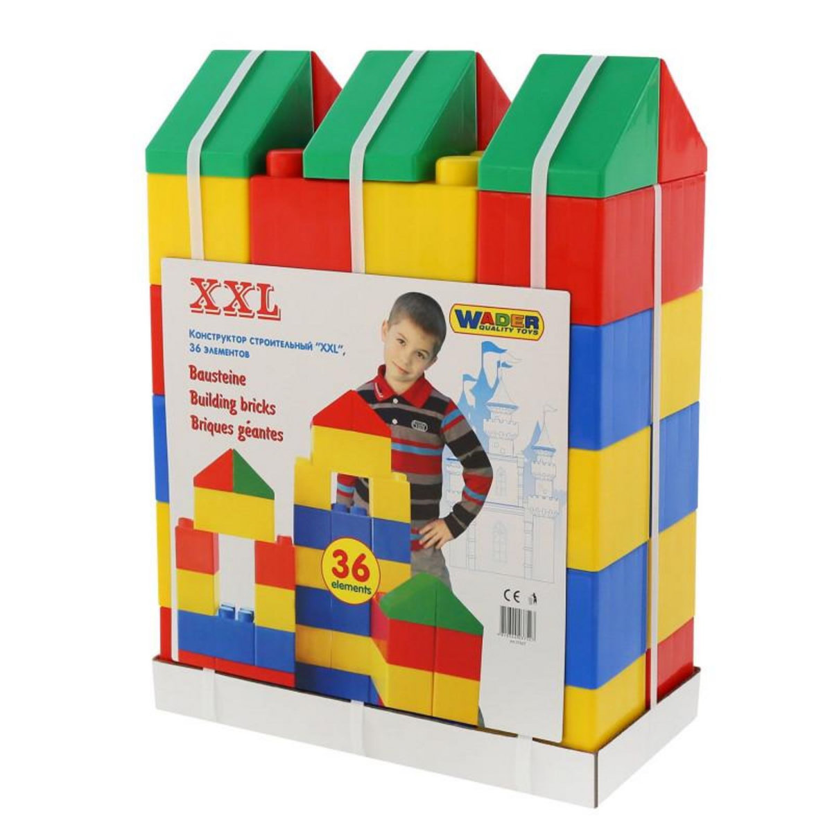 POLESIE Polesie Building blocks XXL, 36dlg.