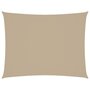 Voir la diapositive 2 : VIDAXL Voile de parasol tissu oxford rectangulaire 6x7 m beige