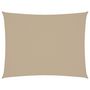 Voir la diapositive 2 : VIDAXL Voile de parasol tissu oxford rectangulaire 6x7 m beige