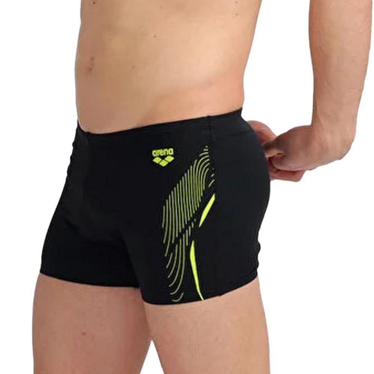ARENA Boxer de bain /Jaune Homme Arena Swim Graphic