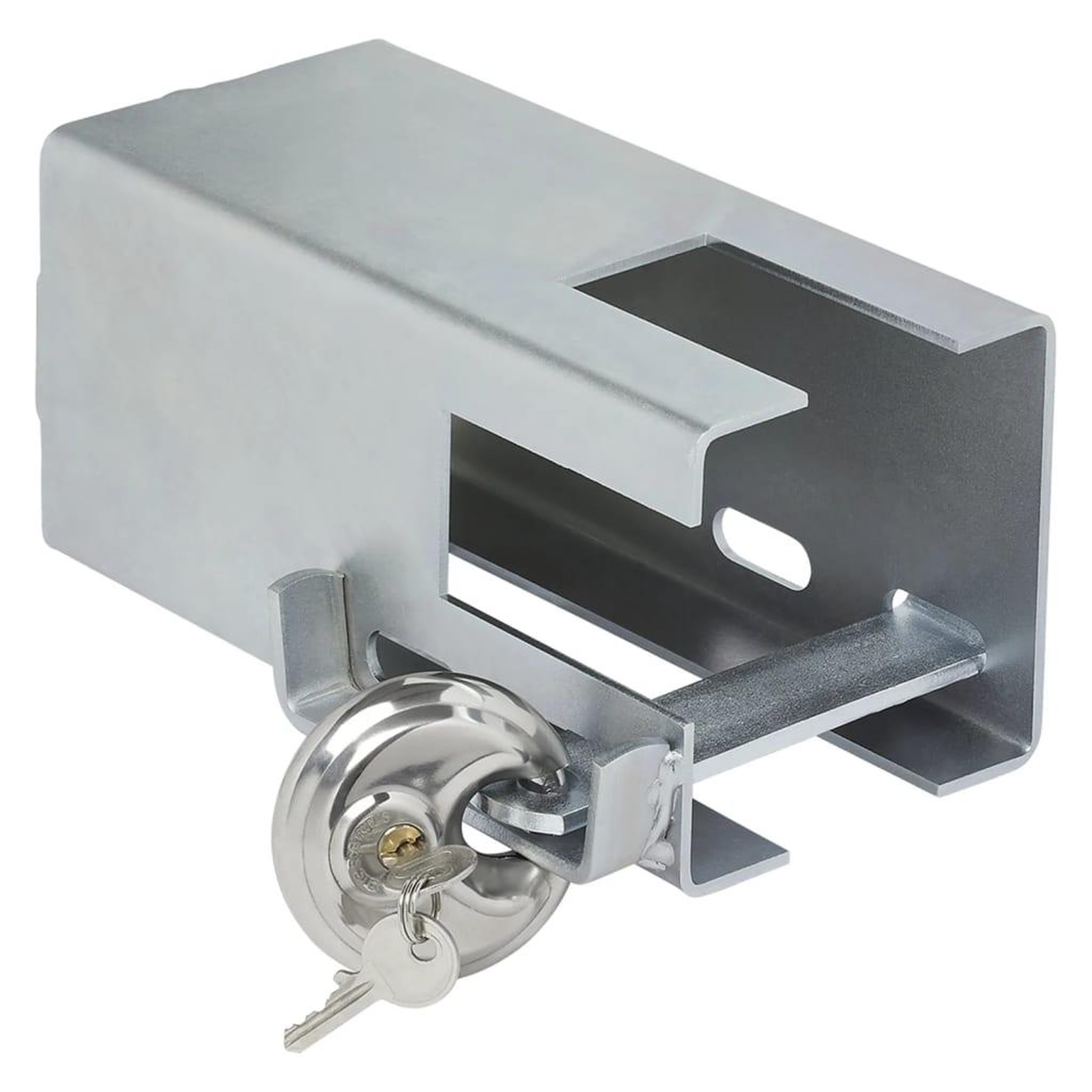 Voir la diapositive 4 : PROPLUS ProPlus Verrou d'accouplement avec serrure 110x110 mm 341325S