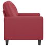 Voir la diapositive 4 : VIDAXL Fauteuil Rouge bordeaux 60 cm Similicuir
