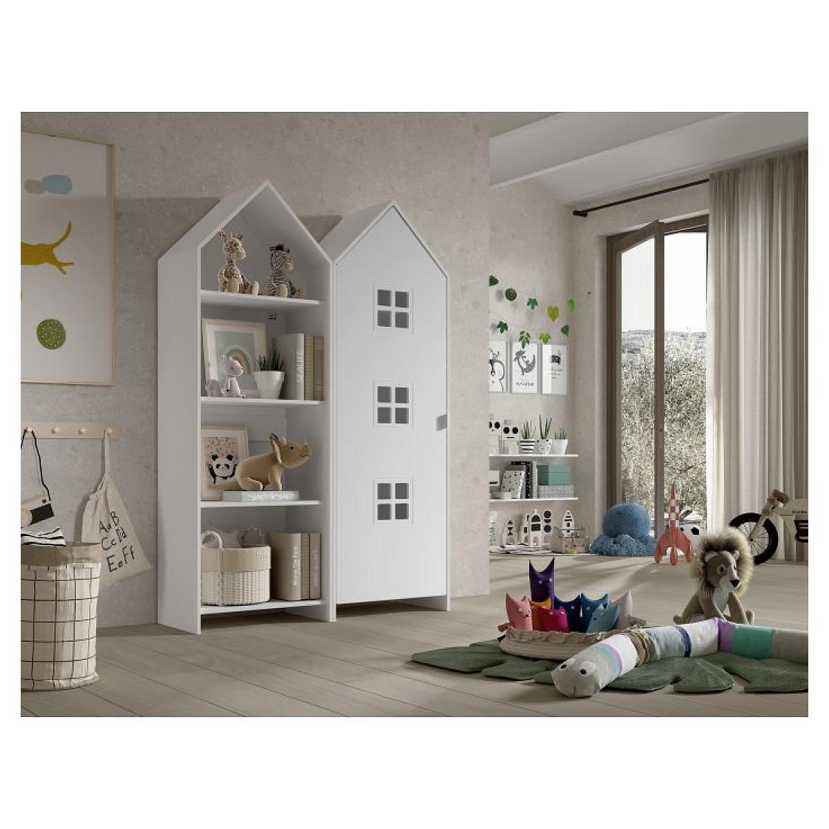 Vipack Combinaison D'armoires 2 Parties Casami Bruges blanc