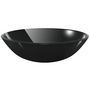 Voir la diapositive 2 : VIDAXL Lavabo Verre trempe 42 cm Noir