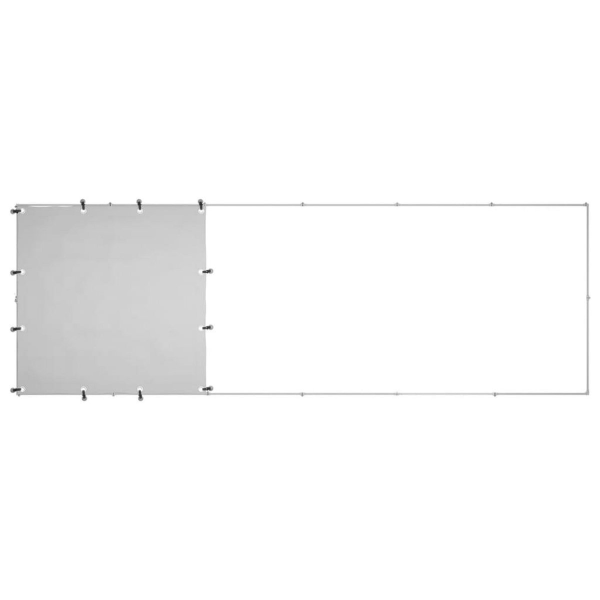 VIDAXL Chenil Argente 330x110x110 cm Acier