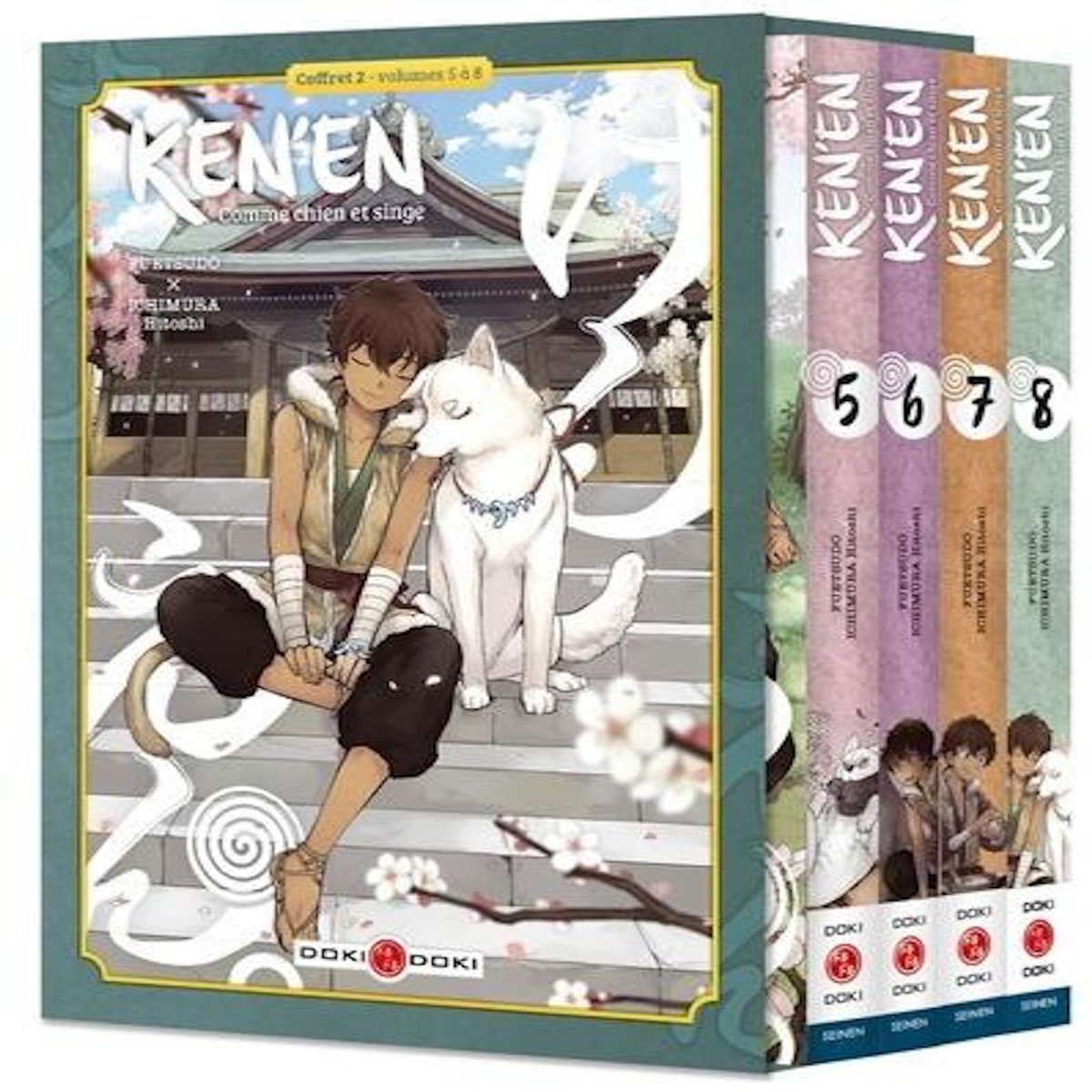 KEN'EN - COMME CHIEN ET SINGE TOMES 5 A 8 : COFFRET EN 4 VOLUMES, Fuetsudo