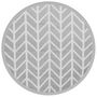Voir la diapositive 2 : VIDAXL Tapis d'exterieur ARAKIL gris Ø200 cm PP