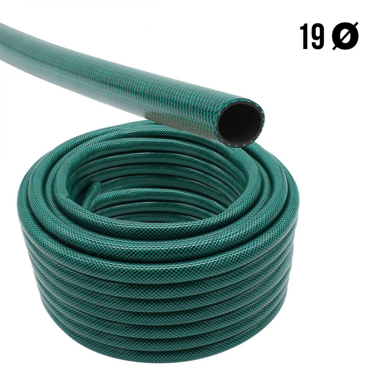 LINXOR Tuyau d'arrosage - 25 m - vert