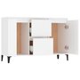Voir la diapositive 4 : VIDAXL Buffet blanc 104x35x70 cm bois d'ingenierie