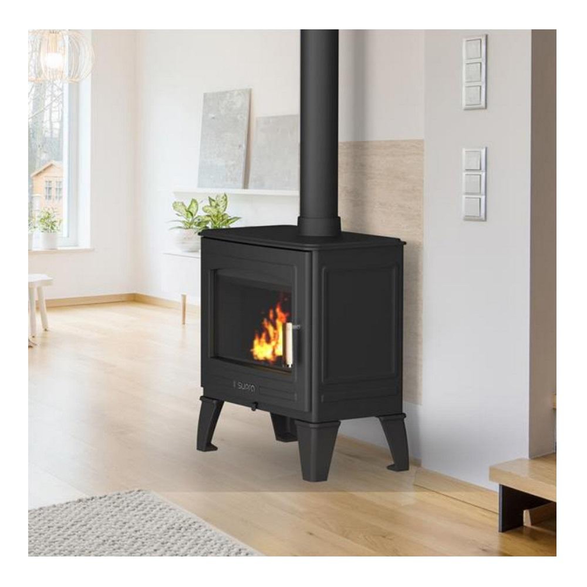 Supra Poêle à bois 8.7kw noir - FR9016210B