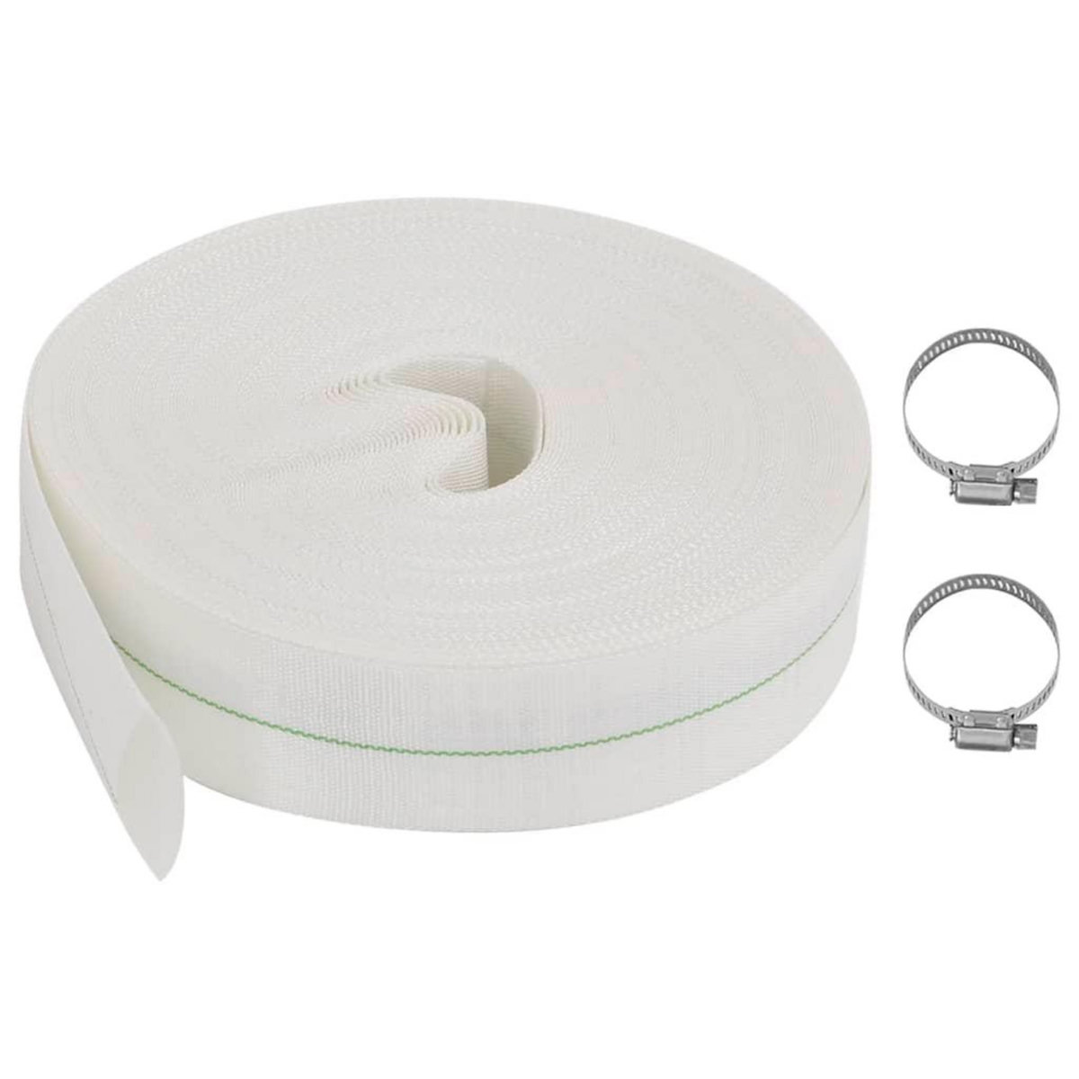 VIDAXL Tuyau plat 50 m 1,5  PE