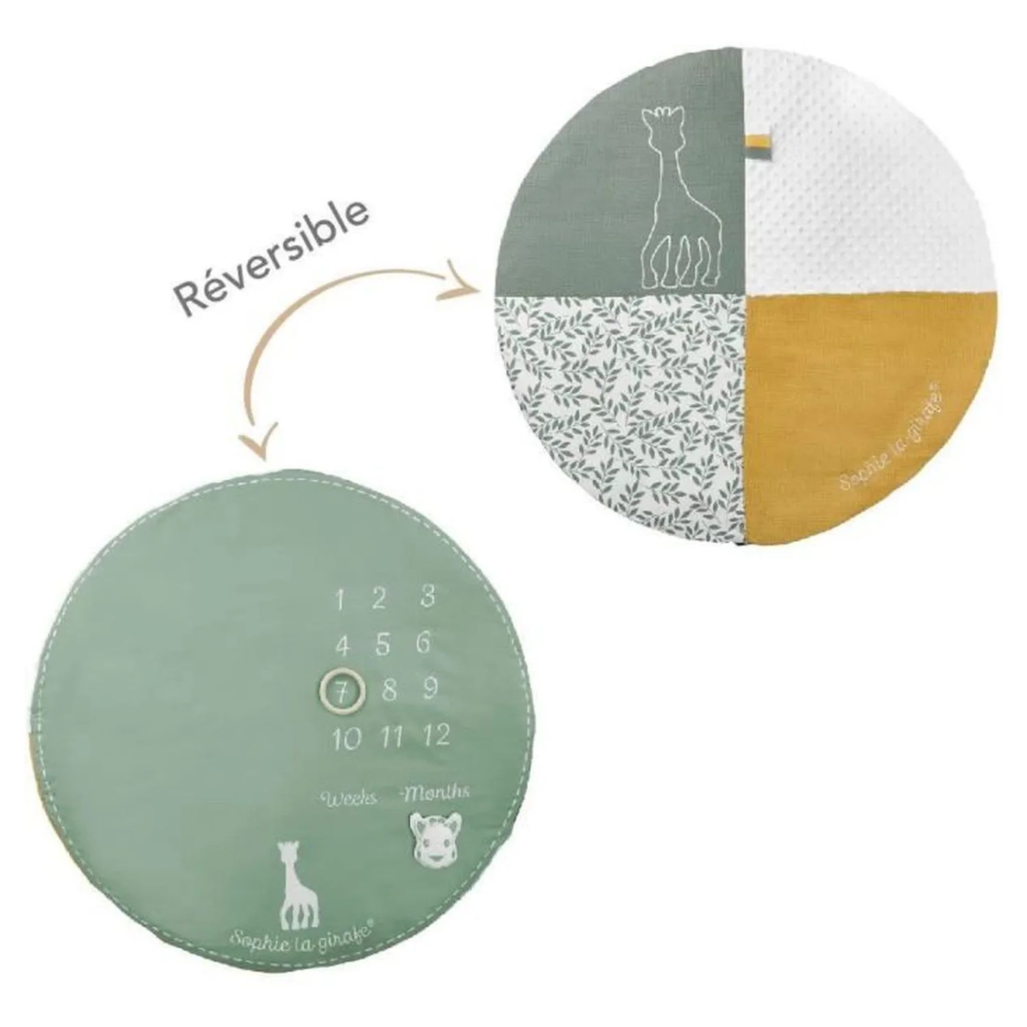 Voir la diapositive 3 : VULLI Tapis d'éveil reverso 
