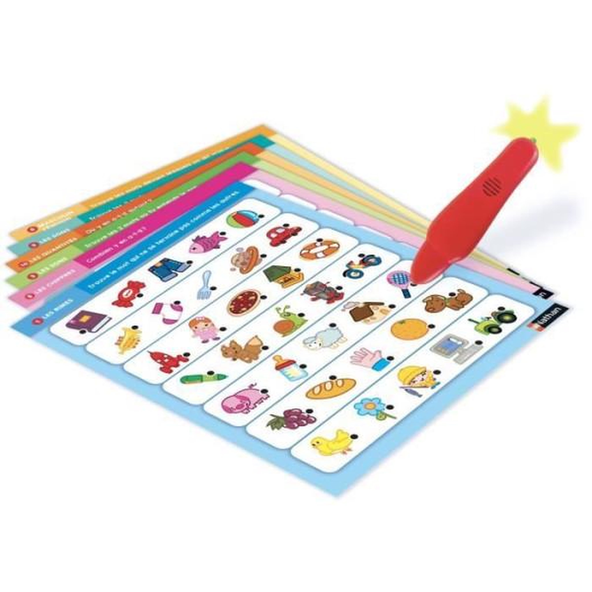 Voir la diapositive 2 : Nathan Jeu éducatif électronique - NATHAN - Electro Lettres et Chiffres - Pour enfants de 3 ans et plus - Multicolore