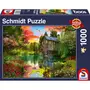 Schmidt Puzzle 1000 pièces : Le moulin à eau